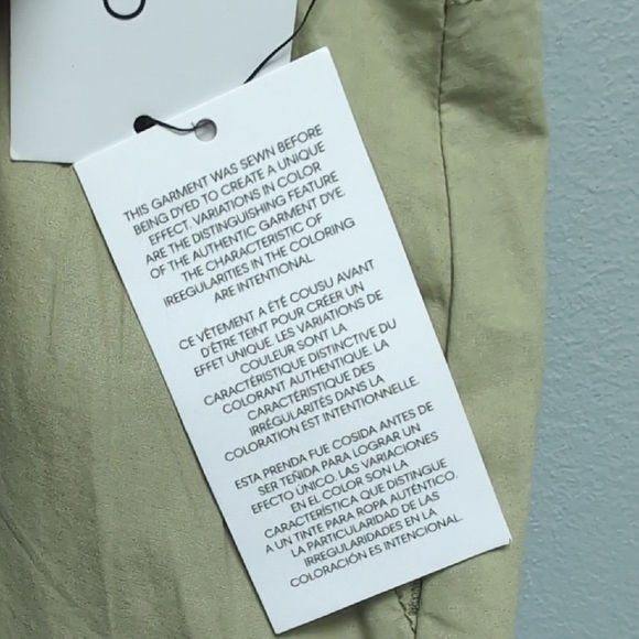 Calvin Klein 100% Cotton Tan Skirt With Back Slit. Size 6 NWT - Picture 3 of 7